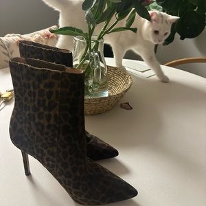 Veronica Beard Leopard Booties